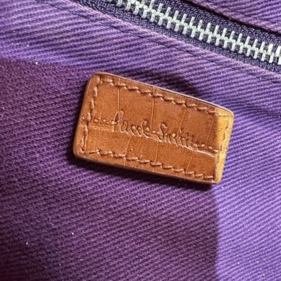 Paul Smith Women's Cotton Leather‎ Trim Double Handle Tote Shoulder Bag Black - Picture 9 of 16